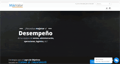 Desktop Screenshot of masvalor.com.mx